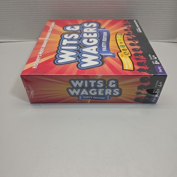 Wits & Wagers Party Edition Board Game Betting Guessing Fun Fast New Sealed Box - Picture 4 of 5